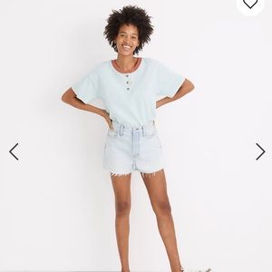 NWT Madewell Mom Jean Shorts, 31
